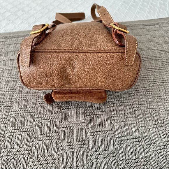 Authentic Gucci Mini Suede Bamboo Backpack - Picture 12 of 16